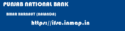 PUNJAB NATIONAL BANK  BIHAR HARNAUT (NALANDA)    ifsc code